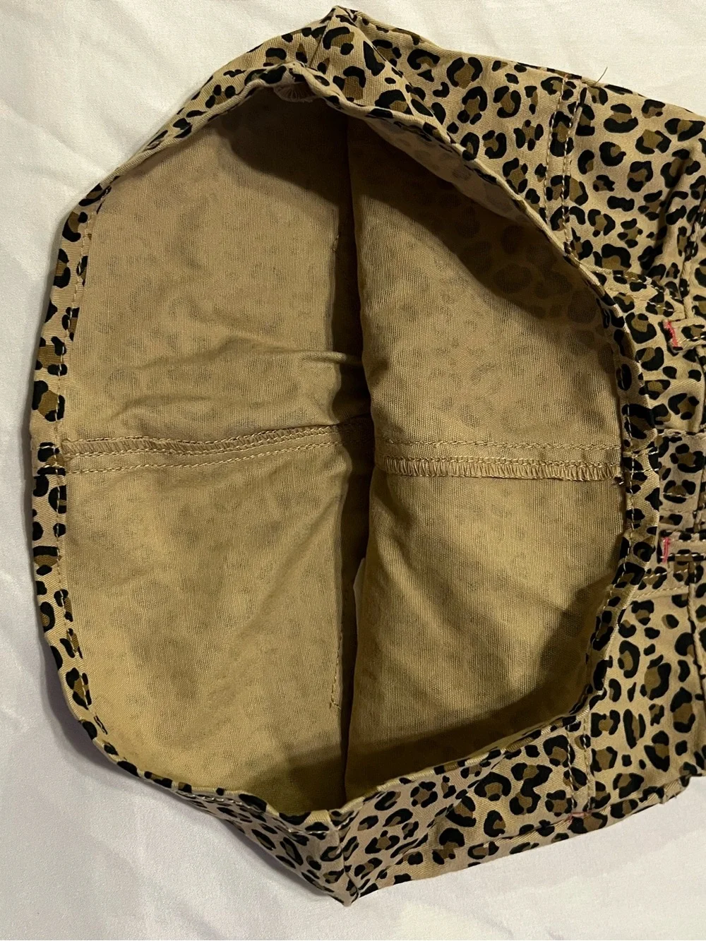 Justice Leopard Print Mini Skirt in Tan and Black